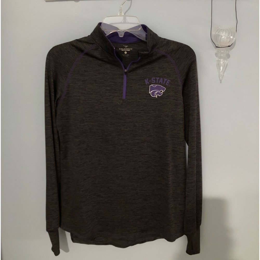 K-State Women’s 1/2 zip light weight pullover